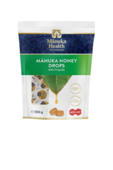 MANUKA HEALTH Cukierki z Miodem Manuka MGO™ 400+, Propolisem i witaminą C suplement diety (255 g)