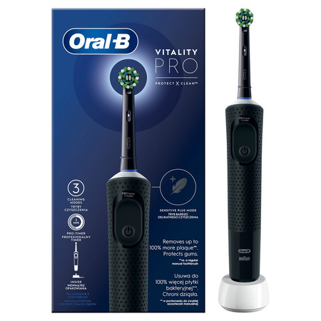 ORAL-B BRAUN SZCZOTECZKA ELEKTRYCZNA VITALITY D103  BLACK