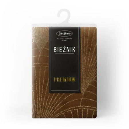 OBRUS BLINK 14 35 X 140 CM BRĄZOWY