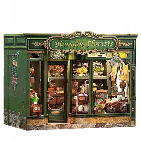 Habarri Book Nook DIY Kwiaciarnia marzeń