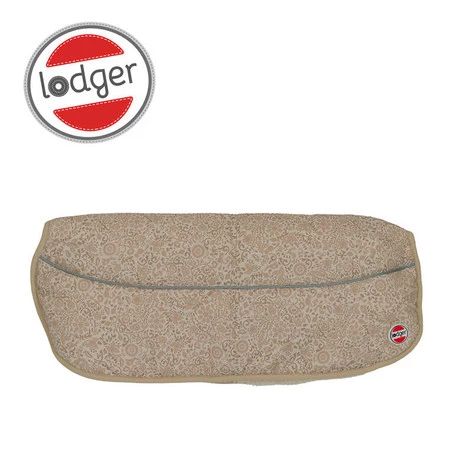 Lodger Wodoodporna mufka do wózka jasnobeżowa Taslon Birch