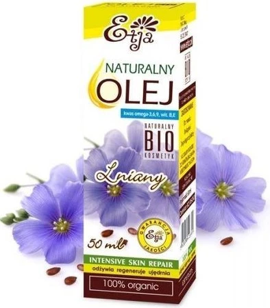 Etja - Naturalny olej lniany BIO - 50 ml