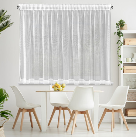 FIRANA GOTOWA NEL NA TAŚMIE 300 X 145 CM BIAŁY