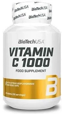 BioTech USA Vitamin C 1000 mg - 30 tabl.