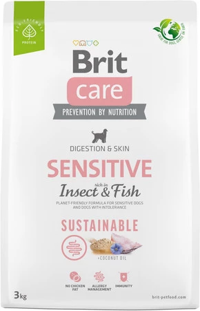 BRIT Care Dog Sustainable Sensitive Insect Fish 3kg