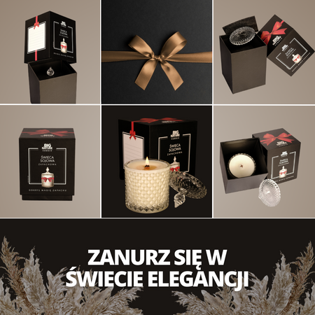 Świeca soj. zap. insp. SAINT LAURENT 240g PREZENT