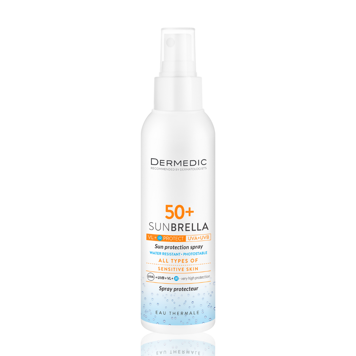 Dermedic Sunbrella SPF 50+ spray ochronny 150 ml - Nabea.pl