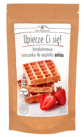 PIĘĆ PRZEMIAN Mieszanka do wypieku gofrów bezglutenowa 350g