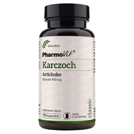 Karczoch Artichoke 4:1 400 mg 90 kaps.