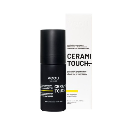Ceramide Touch nawilżająco-regenerujące lekkie serum z 2% kompleksem ceramidów i 1% kompleksem z alg 30ml