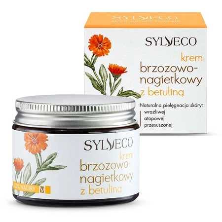 Sylveco - Krem regenerujący do twarzy brzozowo-nagietkowy z betuliną -  50ml