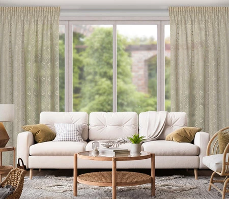 Zasłona gotowa Nela na Taśmie 140 x 270 cm, Naturalny