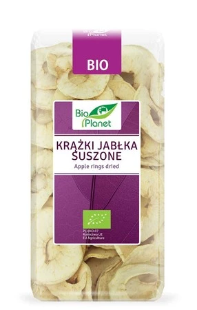 Bio Planet − Krążki jabłka suszone BIO − 100 g