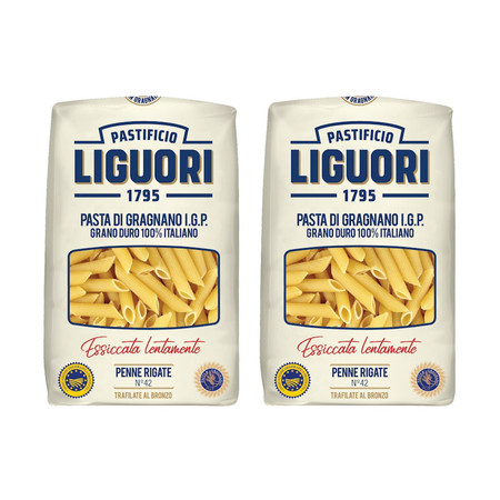 Zestaw 2x Makaron Liguori IGP Penne Rigate 500G