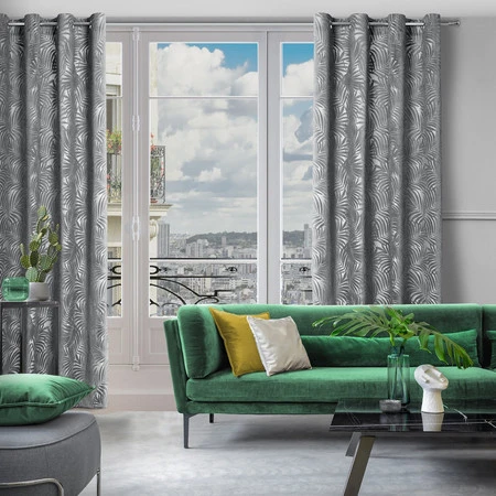 ZASŁONA GOTOWA LIVIA 140 X 250 CM STALOWY