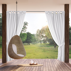 Zasłona gotowa Garden2 na Szelkach 155 x 220 cm, Biały