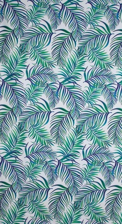 ZASŁONA GOTOWA D91 PALMS 02 140 X 250 CM BIAŁY