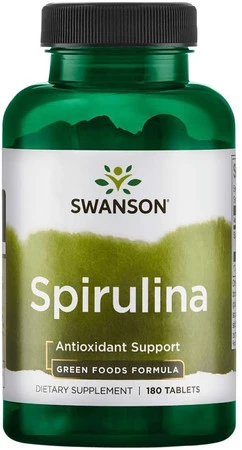 Swanson Spirulina 500 Mg 180 T Oczyszczanie