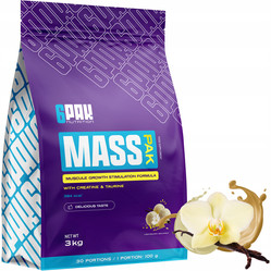 6PAK MASS PAK gainer 3000g smak Vanilia