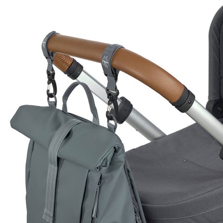 Lassig Green Label Plecak dla mam z akcesoriami Rolltop Up Backpack anthracite