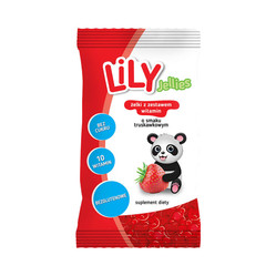 Żelki z zestawem witamin o smaku truskawki LILY Jelly, 30g KRÓTKA DATA 2026-09-30