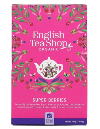 English Tea Shop, Herbata Super Berries, 20 saszetek