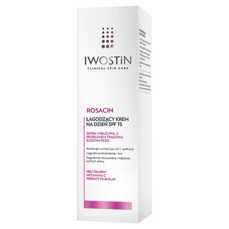 Iwostin Rosacin Łagodzący krem na dzień SPF 15 40 ml