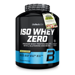 BioTech USA Iso Whey odżywka białkowe 1816 g lactose reduced smak banan