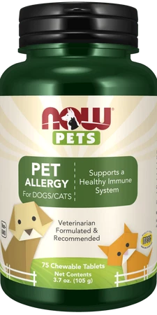 NOW PETS Pet Allergy for Dogs/Cats (75 tabl.)