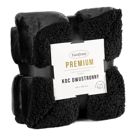 KOC TEDY 150 X 200 CM CZARNY