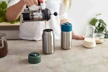 BB - Kubek termiczny stalowy, morski