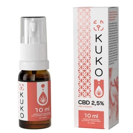 KUKO by Yango Olej konopny dla zwierząt 2,5 % CBD