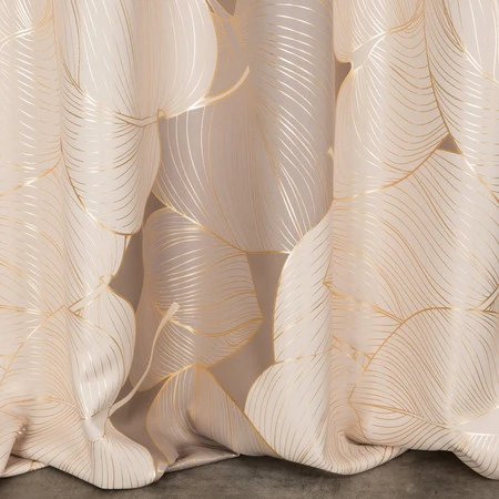 ZASŁONA GOTOWA FREZJA 140 X 250 CM BEŻOWY