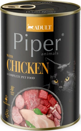 DOLINA NOTECI PIPER Animals Kot Adult Kurczak 400g