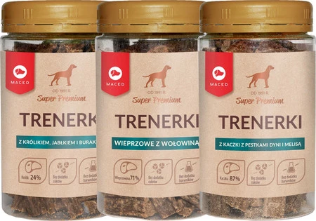 MACED SP Trenerki z Kaczki z Pestkami Dyni i Melisą 150g