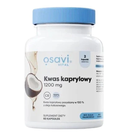 Osavi Kwas Kaprylowy 1200 mg -  60 kaps.