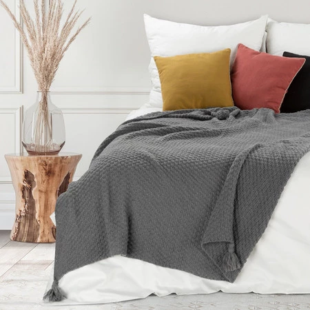 KOC PLED 3 130 X 170 CM GRAFITOWY