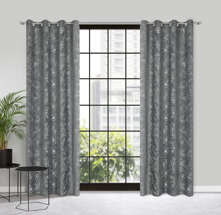 ZASŁONA GOTOWA LIVIA 140 X 250 CM STALOWY