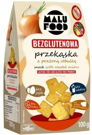 Przekąska Snacki z prażoną cebukką BEZGL. B/C 100g