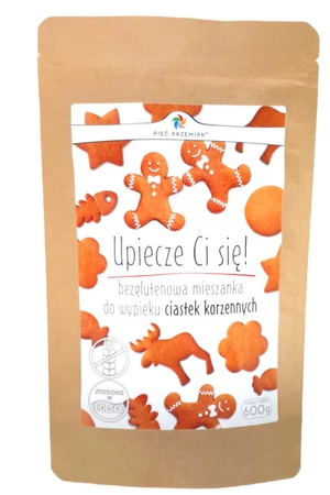 PIĘĆ PRZEMIAN Mieszanka na ciastka korzenne bezglutenowa 600g
