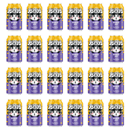 Zestaw 24x Popping Bubble Bob napój 330ml smak mango
