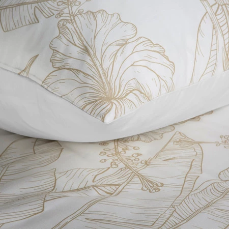 Komplet Pościeli Satynowej Spring 50 160 x 200 cm, Biały