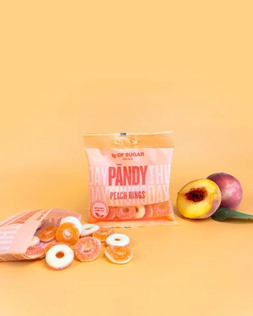 Pandy Żelki smak Peach Rings 50 g