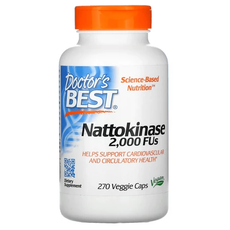 DOCTOR'S BEST Nattokinase 2000 FUs (270 kaps.)