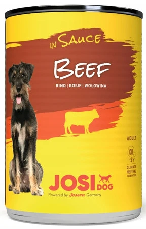 Josera JosiDog puszka wołowina w sosie - karma mokra dla psa - 415g