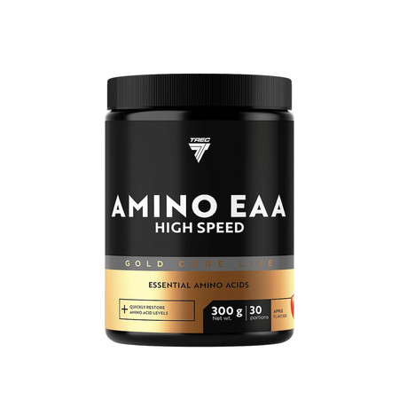 Trec GOLD CORE LINE AMINO EAA HIGH SPEED Aminokwasy 300g smak jabłko