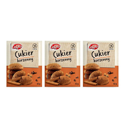 Zestaw: 3x Cukier korzenny bezglutenowy 32 g