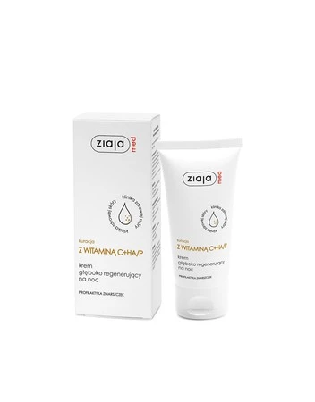 Ziaja Med, Witamina C, Krem regeneracyjny na noc − 50 ml