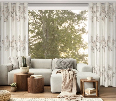 ZASŁONA GOTOWA IDALIA 140 X 250 CM KREMOWY