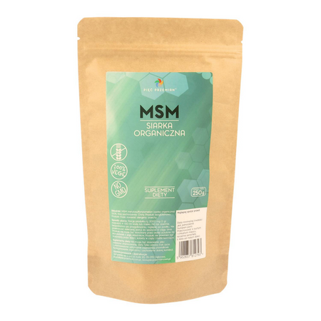 PIĘĆ PRZEMIAN MSM siarka organiczna 250g